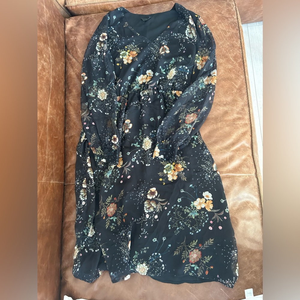 Topshop Floral Dress. Size 8
